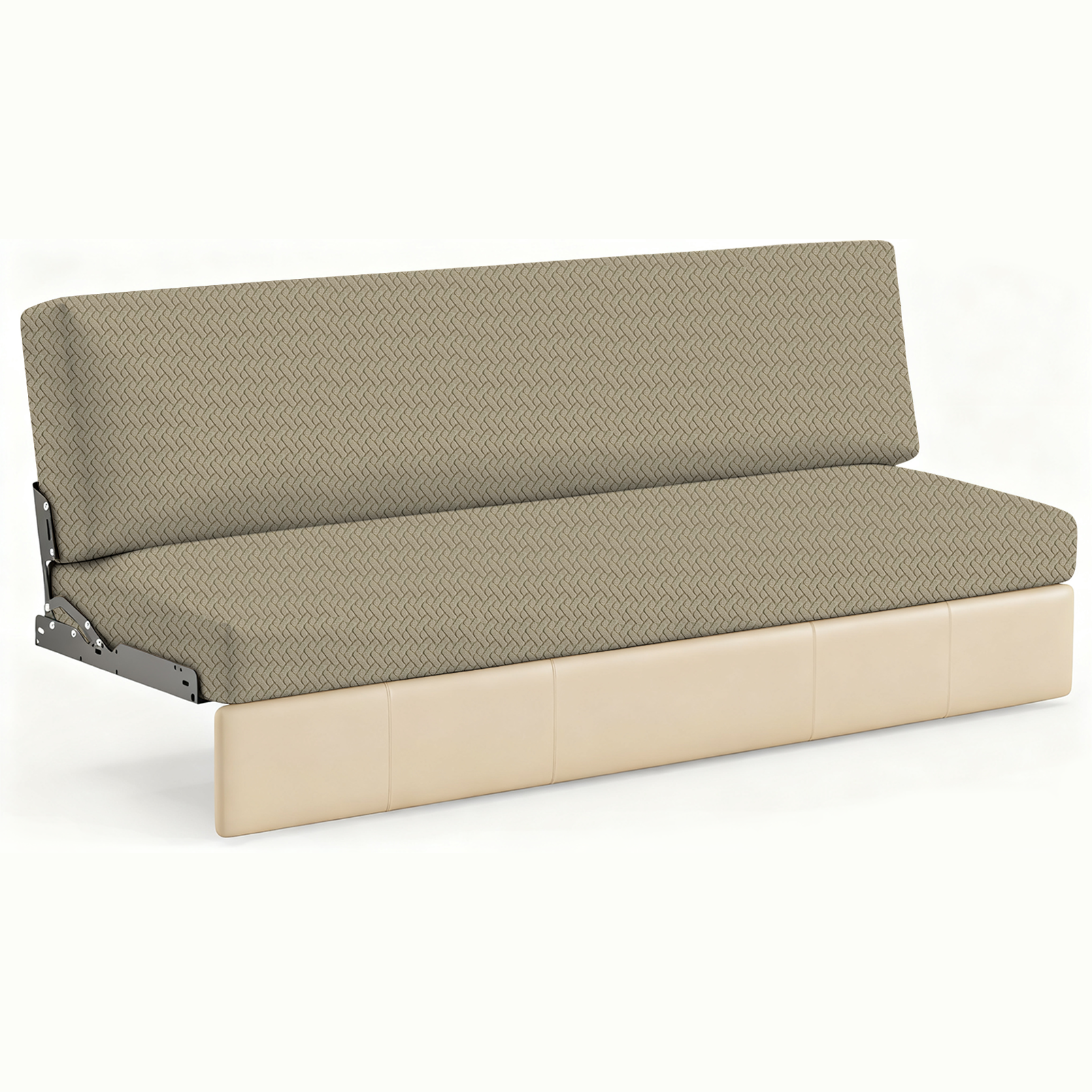 JUIN RV Couch Cover: 2 PCS Camper Couch Cover for Jackknife Sofa Bed Khaki
