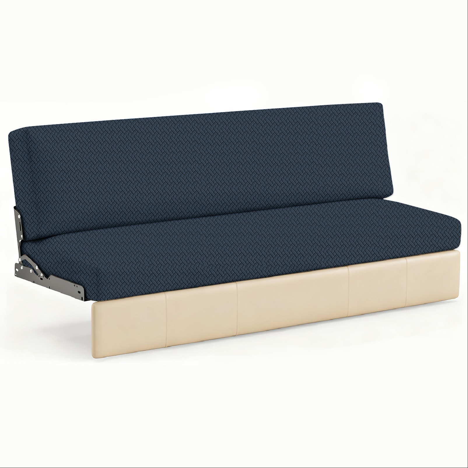 JUIN RV Couch Cover: 2 PCS Camper Couch Cover for Jackknife Sofa Bed Blue