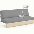 JUIN Waterproof RV Couch Cover: 2 PCS Camper Cover for Jackknife Sofa Gray